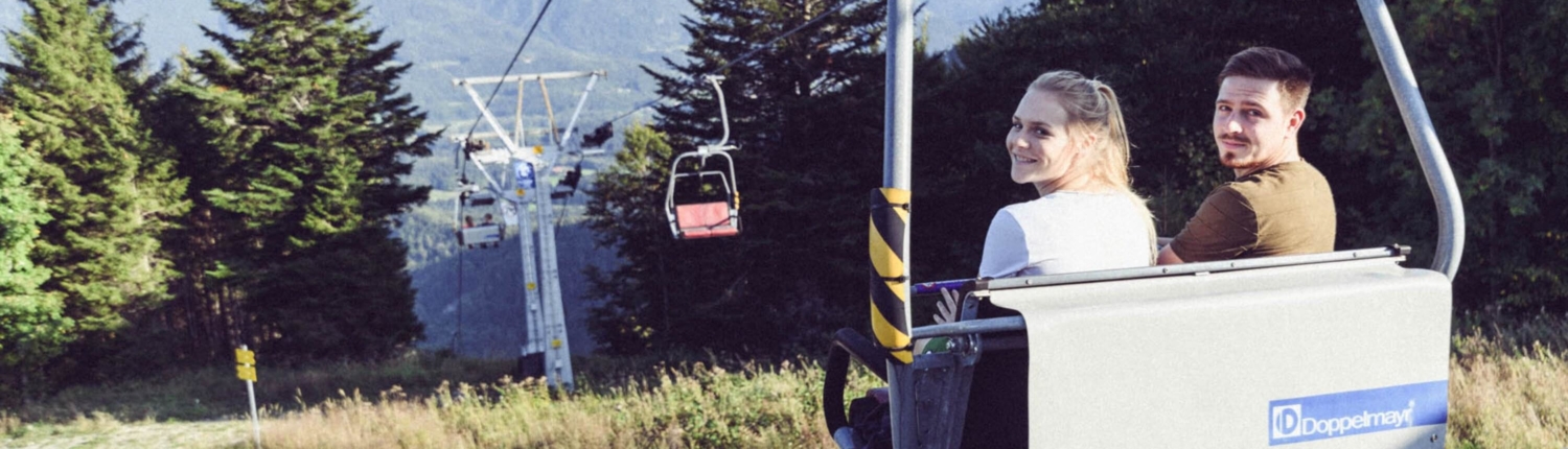 Fahrt mit der Hochplattenbahn